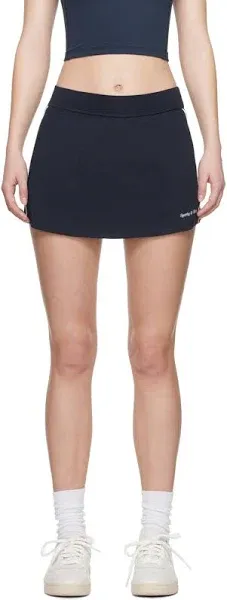 Sporty & Rich Classic Logo Court Skirt