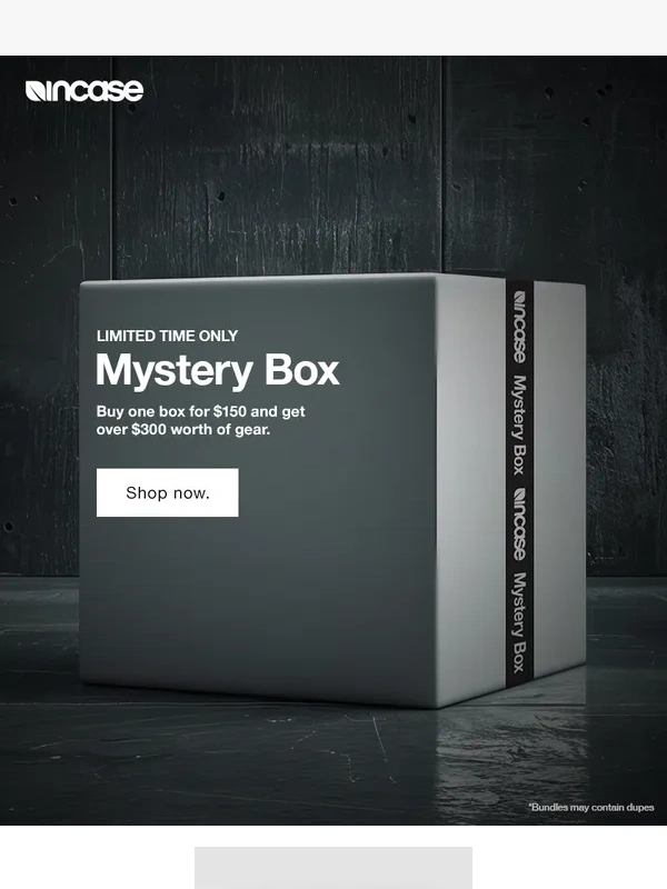 Incase - Don’t sleep — Mystery Box