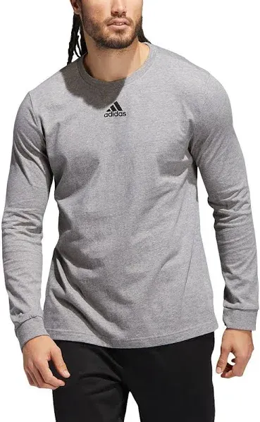 adidas Men's Fresh Badge of Sport Long Sleeve Tee