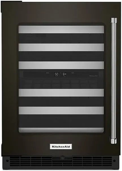 KitchenAid 24" Undercounter Wine Cellar KUWL314KBS