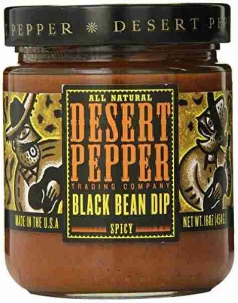 Desert Pepper Black Bean Dip Spicy