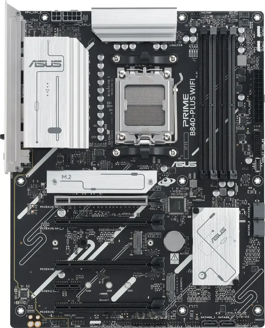 ASUS B840-PLUS PRIME WIFI AMD AM5 ATX Motherboard PRIME B840-PLUS WIFI