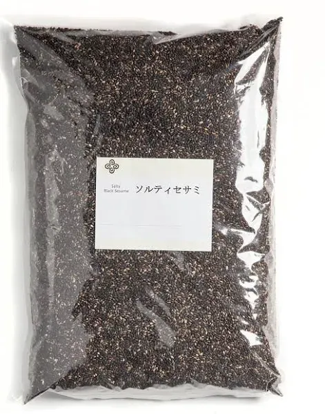 Roasted Salty Black Sesame Seeds