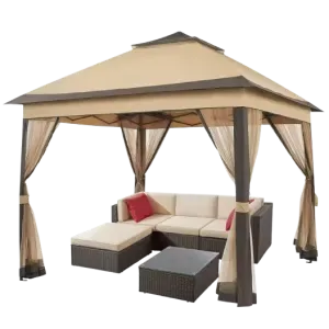 10x10-Foot Pop-Up Gazebo w/ Side Panels
