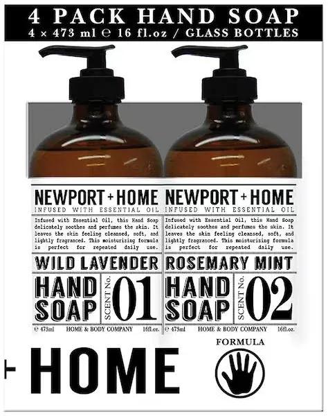 Newport + Home Hand Soap Rosemary Mint & Wild Lavender 16oz