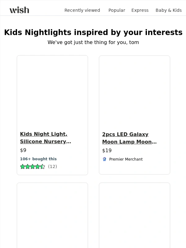 Wish - Spruce up your home with new lamps and LED lights ?