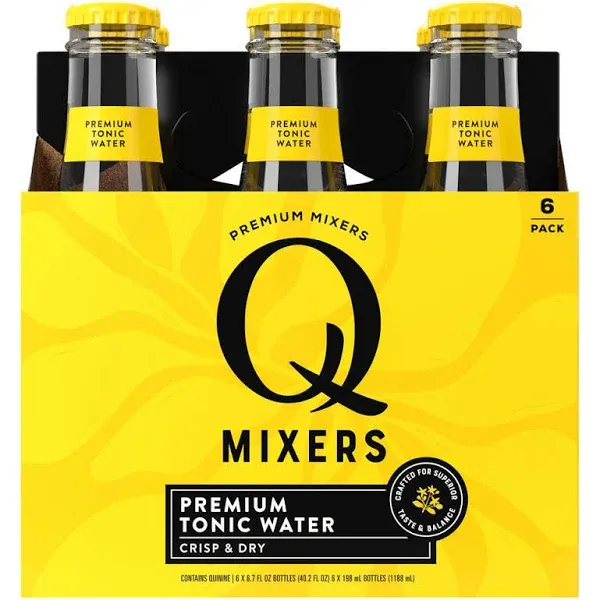 Q Mixers Premium Tonic Bottl 4Pk - 6ct