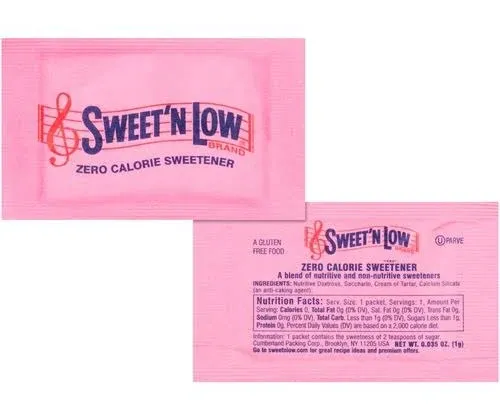 SWEET'N Low Sugar Substitute Packets 50150CT