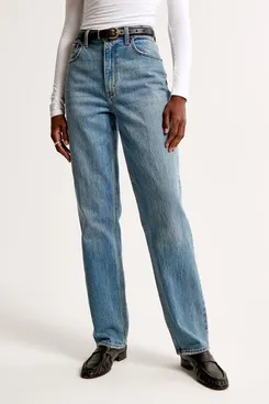 Abercrombie & Fitch Ultra High Rise 90s Straight Jean