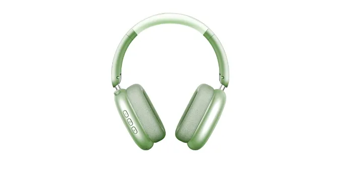 Wentronic Y01 Wireless Over Ear Headphones, Noise Canceling Bluetooth 5.3 Headphones with Microphones,Hi-Res Audio,48H Playtime,Foldable,Breathable Soft Earpads for iOS/Android/Samsung/PC-Green