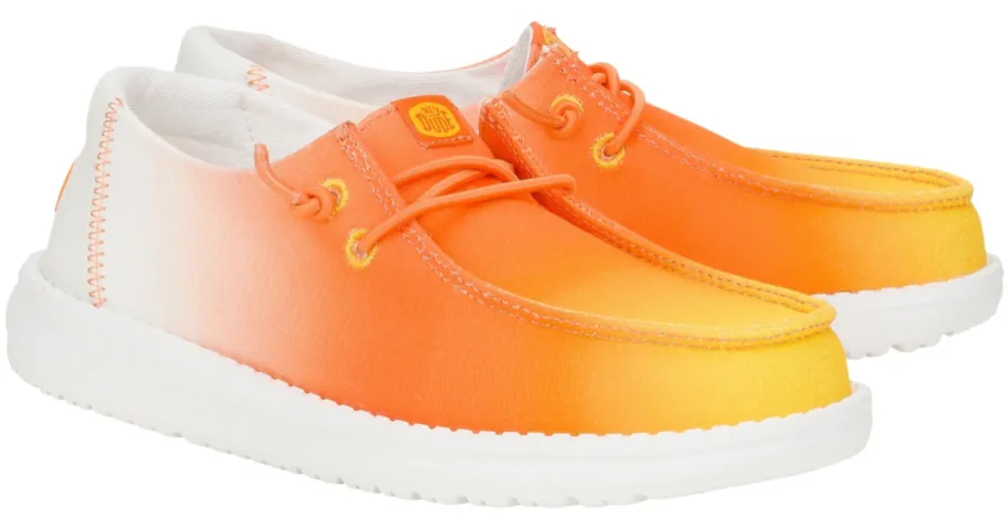 HEYDUDE Kids Wendy Candy Corn Shoes