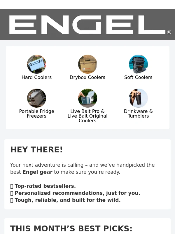 Engel Coolers - ? Handpicked for You: This Month’s Top Adventure Gear!