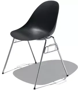 Industry West Stax Stackable Chair - Black
