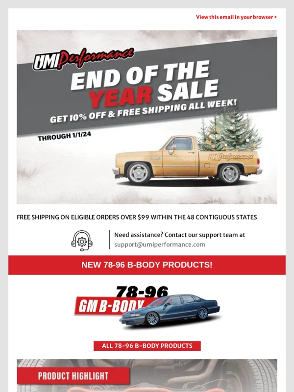 UMI Performance - The UMI sale ends this Monday!