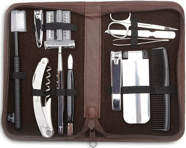 Royce Leather Full Travel Grooming Kit