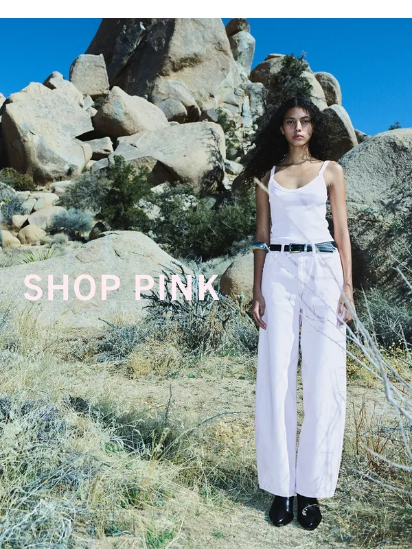 Agolde - Palest Pink: This Season's Subtle Standout