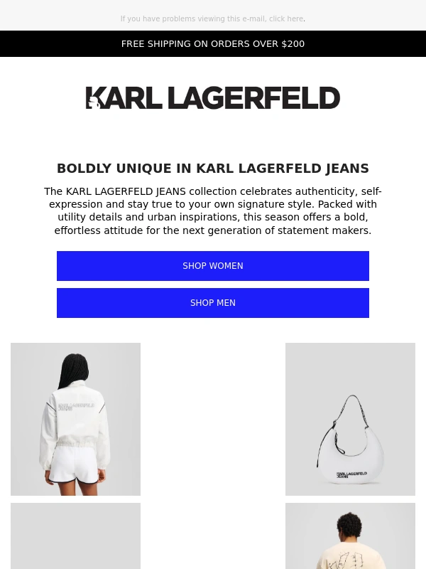 Karl Lagerfeld - KARL LAGERFELD JEANS Has Entered The Chat