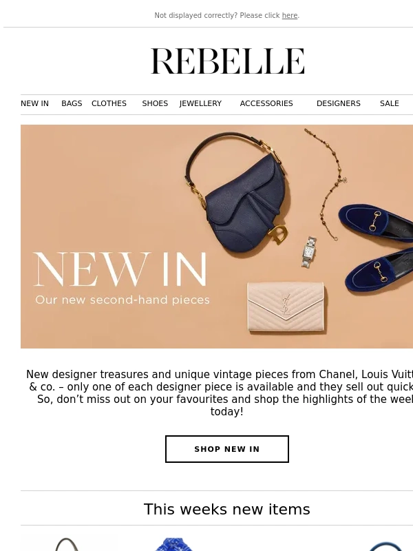 Rebelle - DON'T MISS: This weeks new items + new pieces daily with up to 70 % off