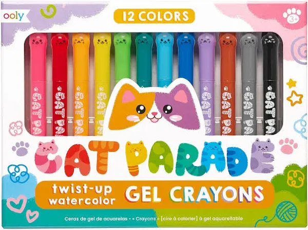 Ooly Cat Parade Gel Crayons