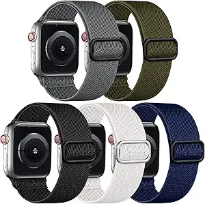 Adorve Stretchy Band Compatible with Apple Watch Band Ultra 2 49mm 46mm 45mm 44mm 42mm 38mm 40m…