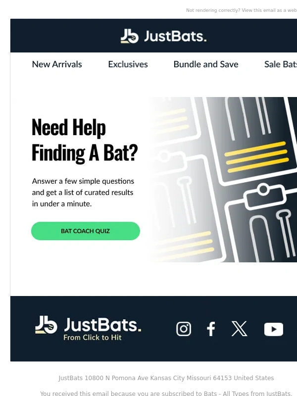 JustBats.com - Crush Homers,Not Your Savings!