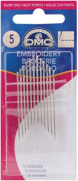 DMC Embroidery Hand Needles Size 5
