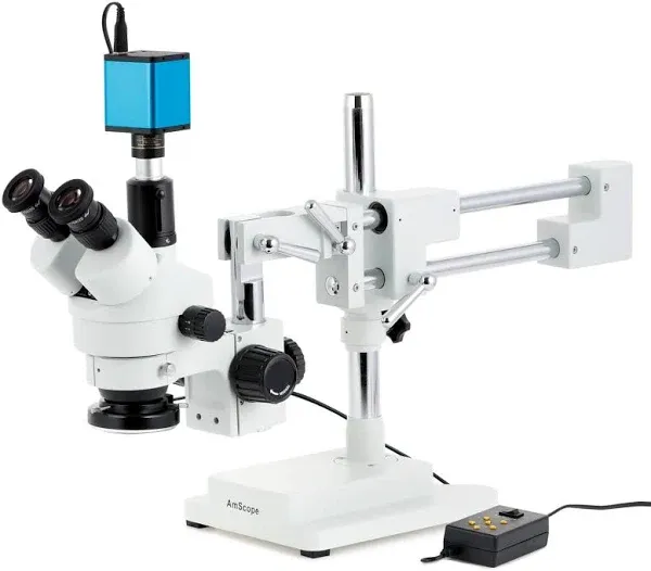 AmScope SM-4T Series Trinocular Zoom Stereo Microscope