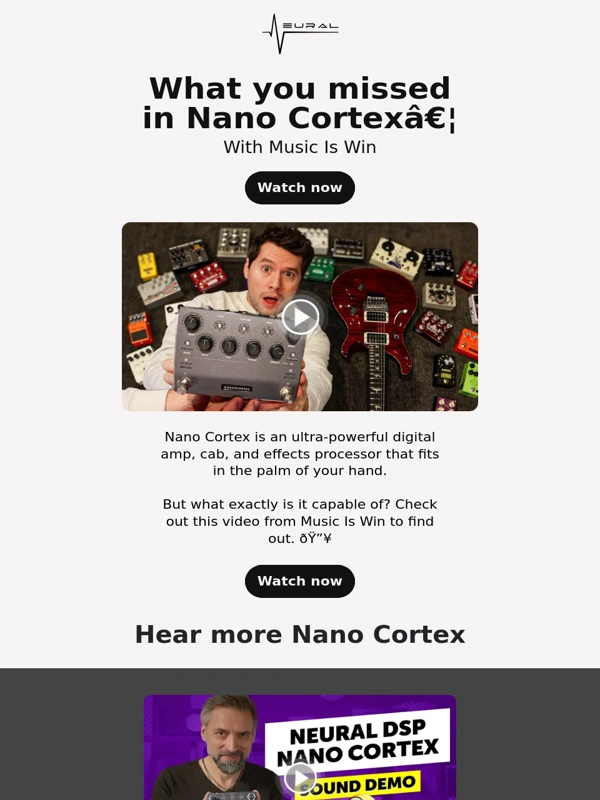 Neural DSP - Nano Cortex: what you missed ?