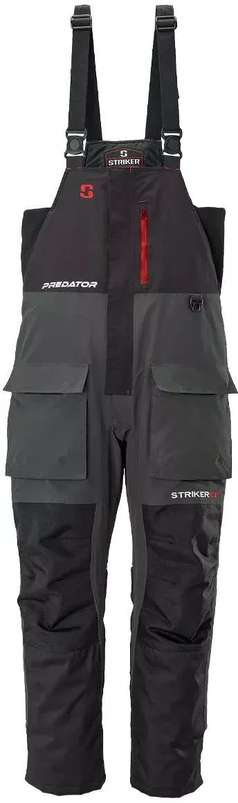 Striker ICE Predator Bib - Black/Charcoal - 2X-Large