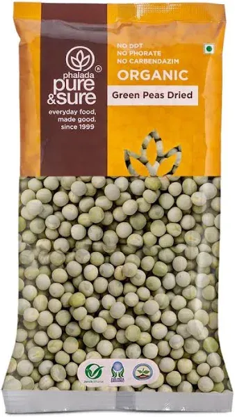 Pure & Sure Organic Green Peas (Matar)