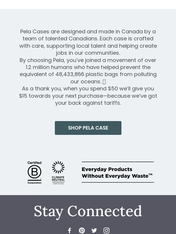 Pela Case - Welcome to Pela — Canada’s Favourite Case ??