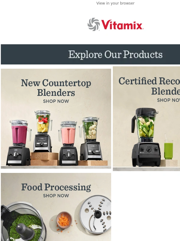 Vitamix - The New Year’s Sale Starts Now | Save Up to $400