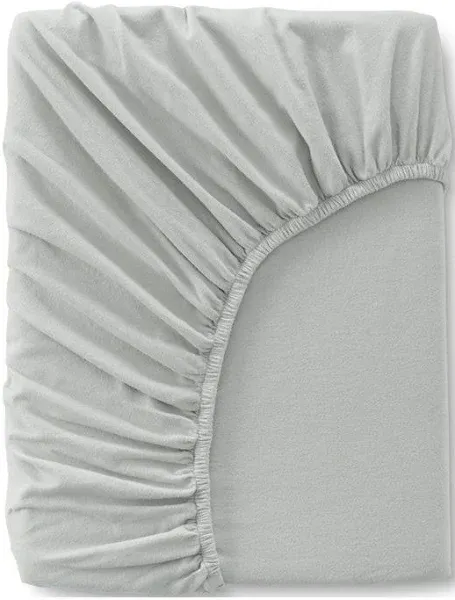 Lands' End Comfy Super Soft Cotton Flannel Fitted Bed Sheet