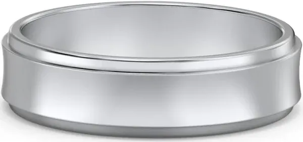 Gold Men's Menelaus Bevelled Concave Ring