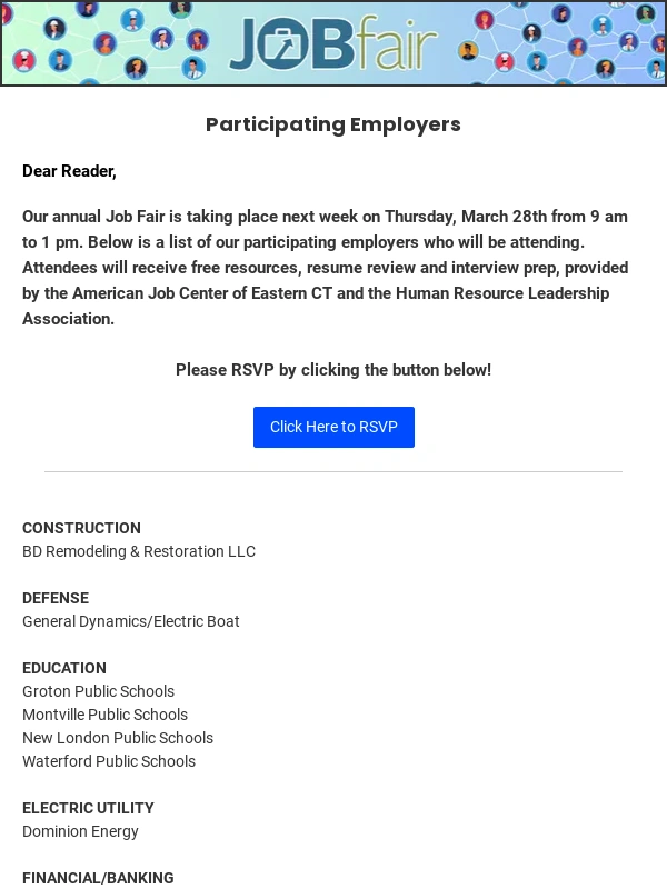 The Day - Participating Employers - The Day's 2024 Job Fair