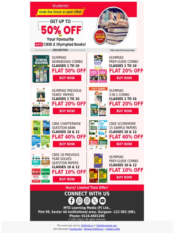 mtg - Upto 50% Off! MTG’s Clearance Sale Ends Today – Shop Before It’s Over!