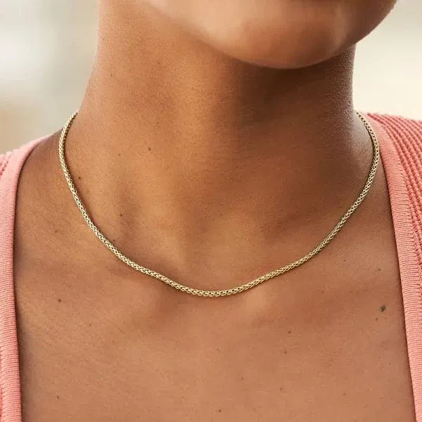 18K Yellow Gold Palm Chain