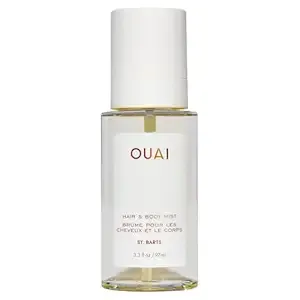 OUAI St. Barts Hair and Body Mist - Tropical-Scented Hair Perfume and Body Spray - Notes of Dragonfruit, Orange Blossom, Tuberose & Musk (3.3 Fl Oz)