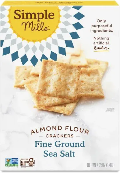 Simple Mills Fine Ground Sea Salt Almond Flour Crackers