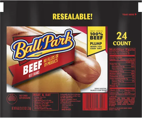 Ball Park Beef Franks