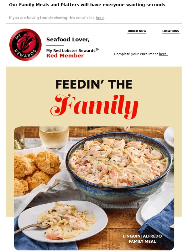 Red Lobster - Memorial Day weekend calls for seafood platters ?