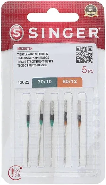 SINGER Microtex Machine Needles