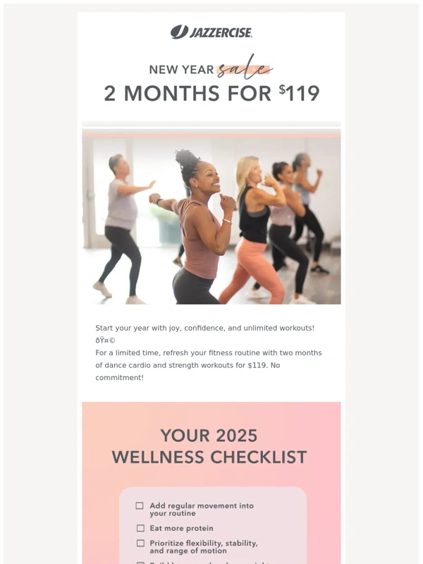Jazzercise - Special Offer: 2 Months for $119 ?