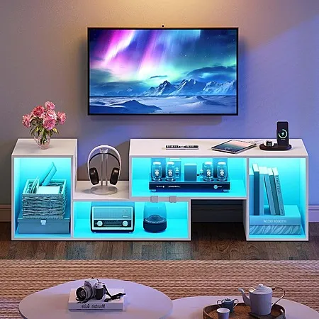 YITAHOME TV Stand 65/75/70/55 inch TV, Deformable TV Stand