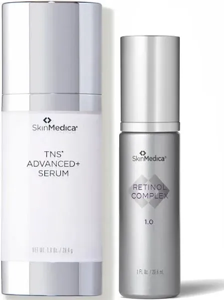 SkinMedica TNS Advanced+ and Age Defense Retinol Complex Duo | Dermstore