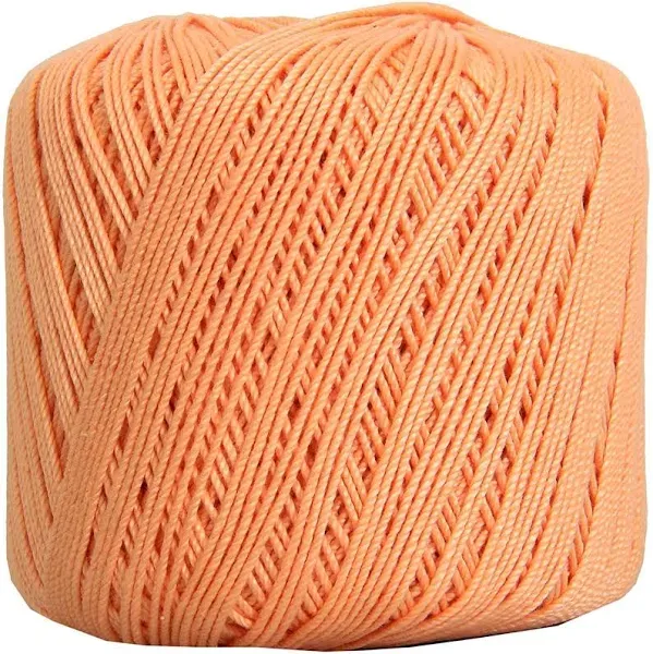 Cotton Crochet Thread Size 3 Apricot 140 yds