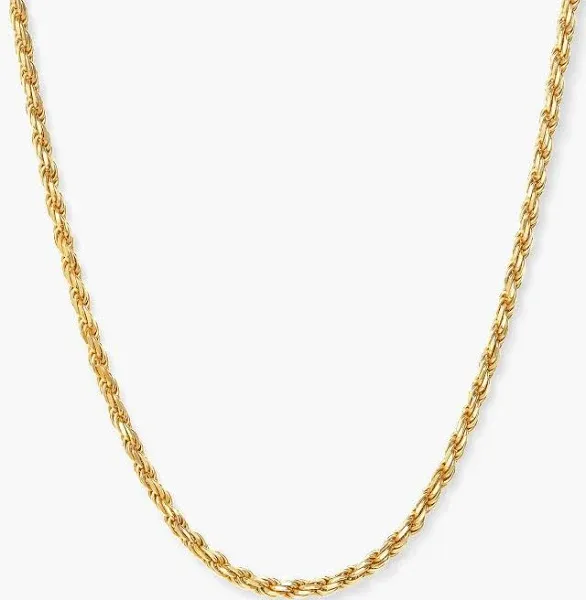 JAXXON Women's Gold Rope Chain