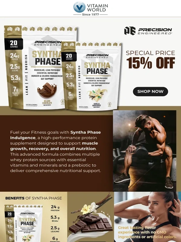Vitamin World - ?Going Fast: 15% OFF for a Limited Time!