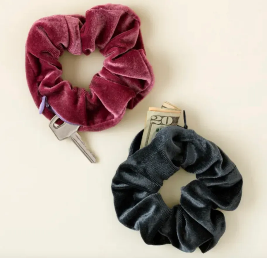 Hidden Pocket Scrunchies 2-Pack