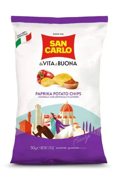San Carlo Paprika Potato Chips